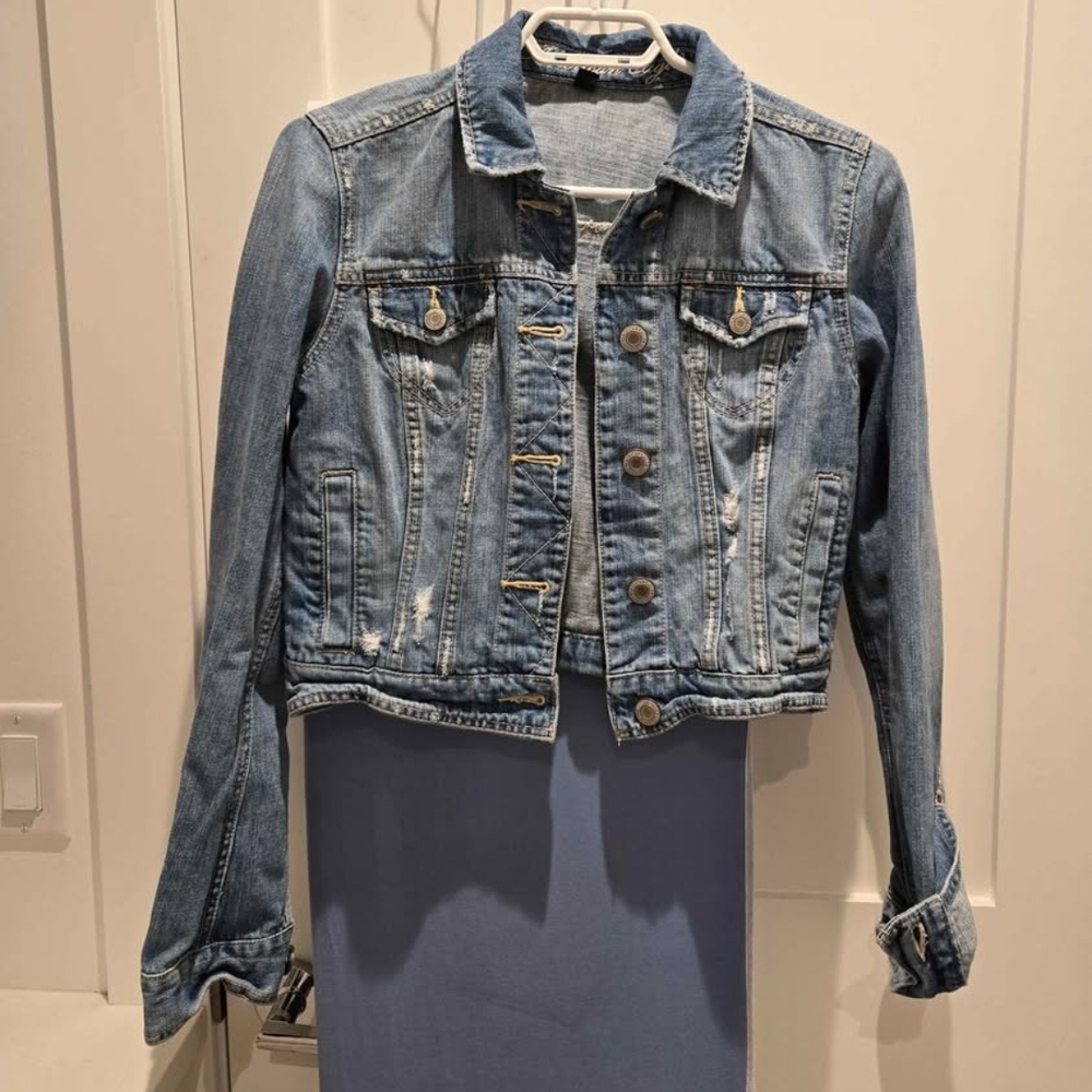 AE Denim Blue Women's Jacket